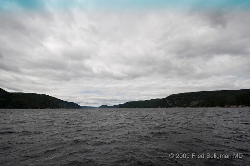 20090831_184535 D3.jpg - Crossing the Saguenay River at Tadousac, looking upriver